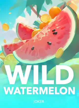 ปกเกมสล็อต Wild Watermelon ค่าย Joker แตงโมผ่าซีกสีสด ในหน้าแรก